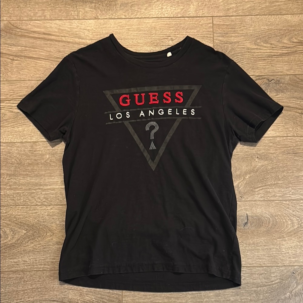 Guess Black Graphic Tee